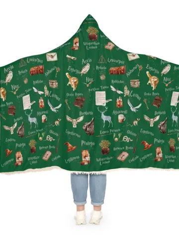 Wizarding World Snuggle Blanket ; Magic School Snuggle Blanket Owl Key Magic World Custom Wizard Snuggle Blanket Gift Baby Magic WBB12 $83.63