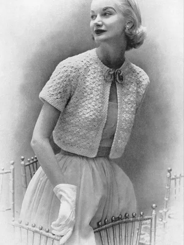 Bolero jacket crochet pattern shell lace bolero short cardigan pattern instant download $6.68