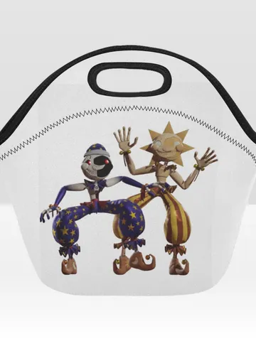 Sun and moon fnaf Neoprene Lunch Bag, Lunch Box $36.00