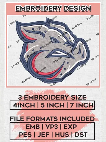 MiLB Lehigh Valley IronPigs Embroidery Design Files, MiLB Lehigh Valley IronPigs Logo, Minor League Baseball Logo Embroidery Designs, MiLB embroidery designs, Machine embroidery designs, Digital Download $6.99