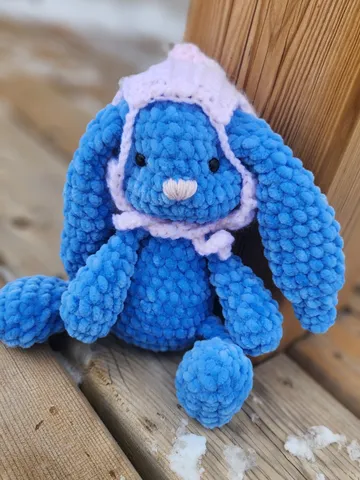 Long Ear Bunny Crochet Pattern | Soft Plush Toy | Amigurumi $3.50