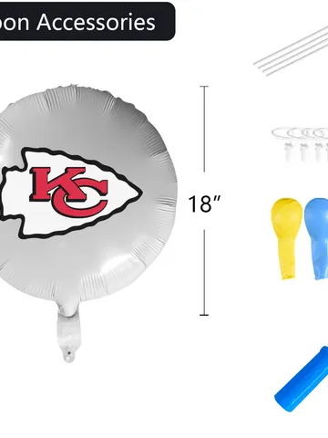 Kansas City Chiefs Foil Balloon $24.00