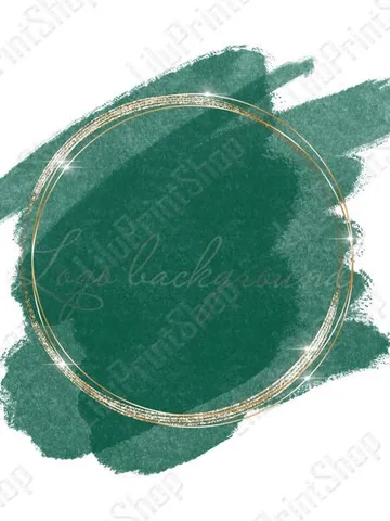 Watercolor logo png Emerald Green Logo Background Png Watercolor green logo Emerald Green and gold logo design green and gold confetti logo $2.85