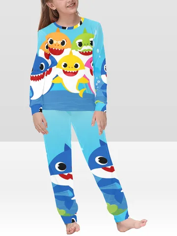 Baby Shark Kids Girls Pajamas Set, PJ Set pajama loungewear sleepwear $72.00