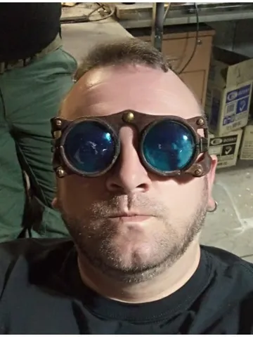Steampunk goggles - Cyber Goggles - Warhammer - inspired - Steampunk - Welding