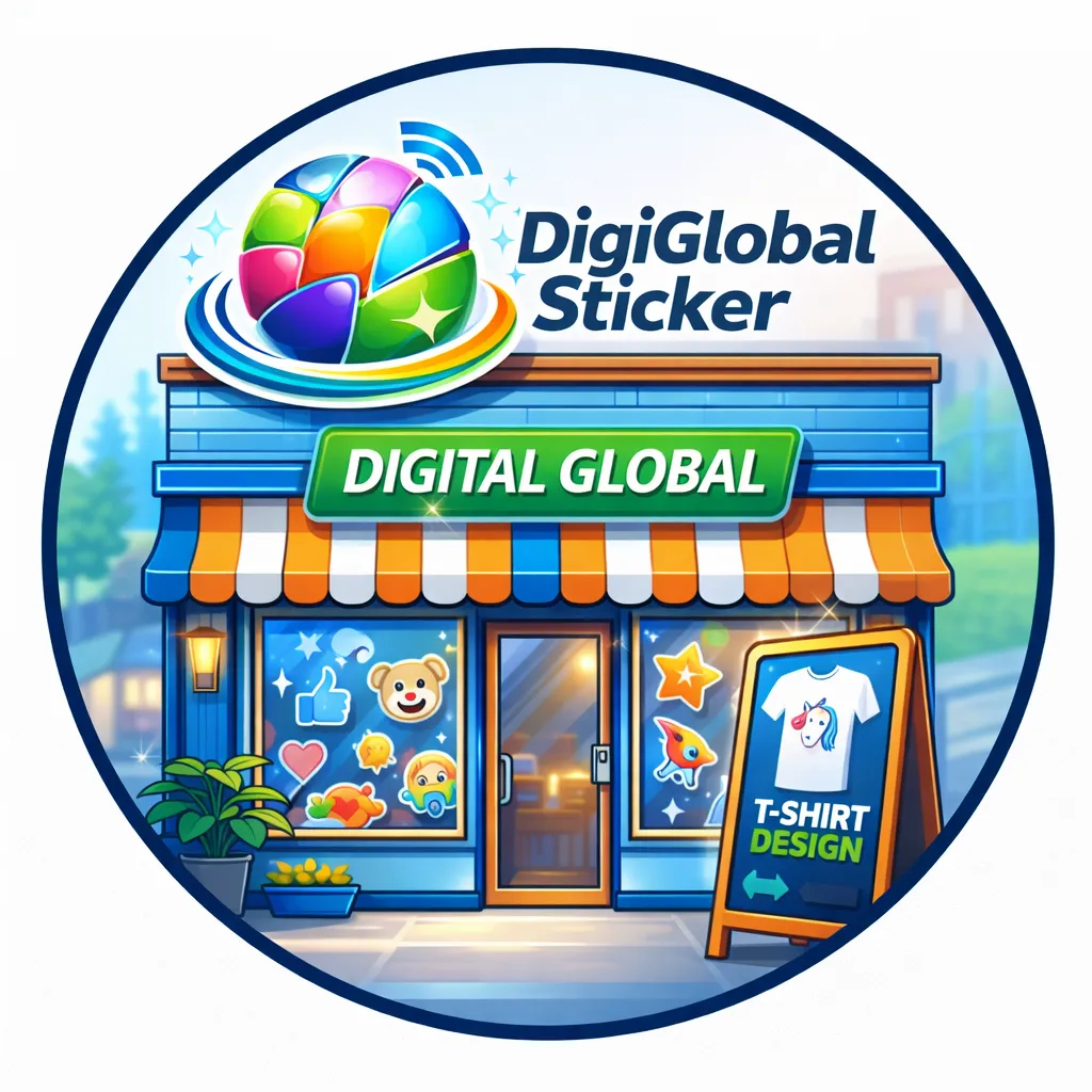 DigiGlobalSticker